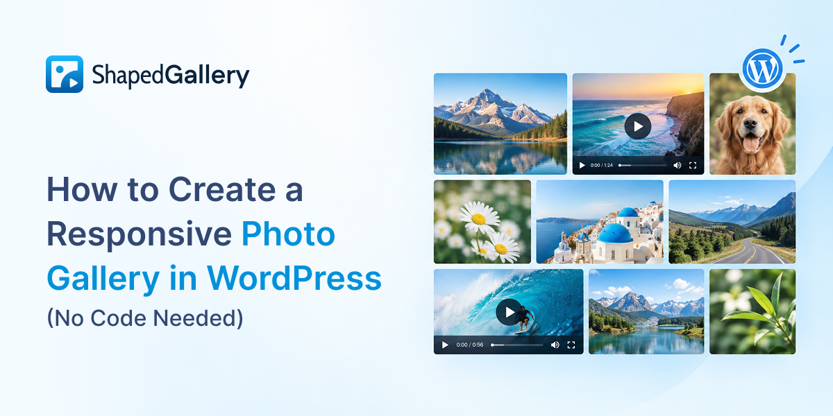 How to Create a Responsive Photo Gallery in WordPress (No Code Needed)